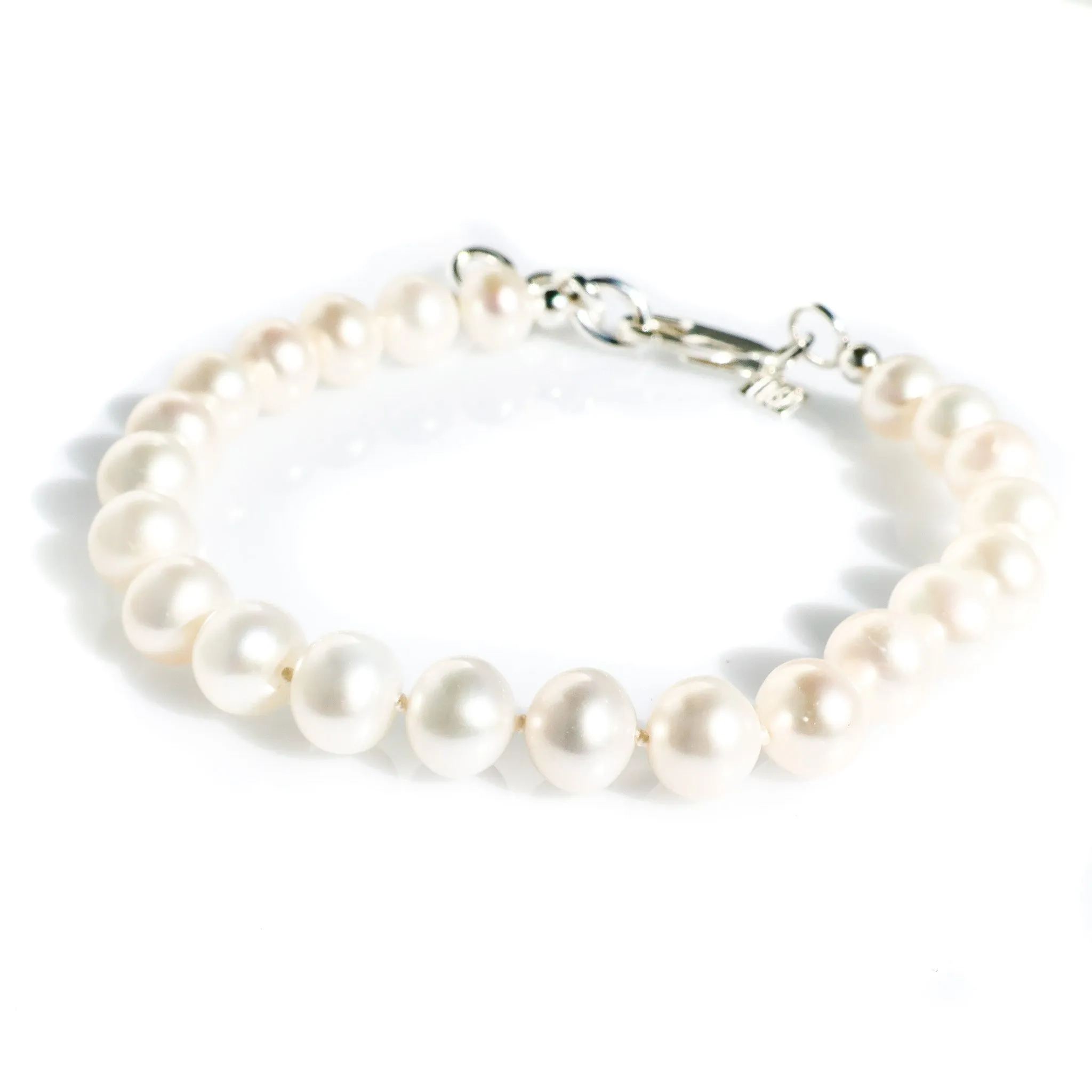 Men’s Pearl Bracelet with Clasp