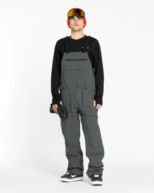 Mens Roan Bib Overalls - Charcoal