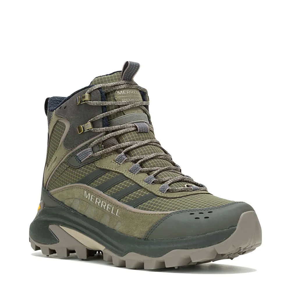 Merrell Men's Moab Speed 2 Thermo Mid Waterproof Boot in Olive