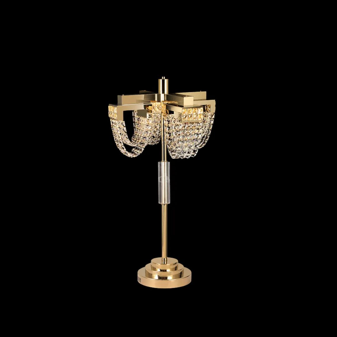 Modern Luxury Newly Crystal Chandelier in Champagne Gold