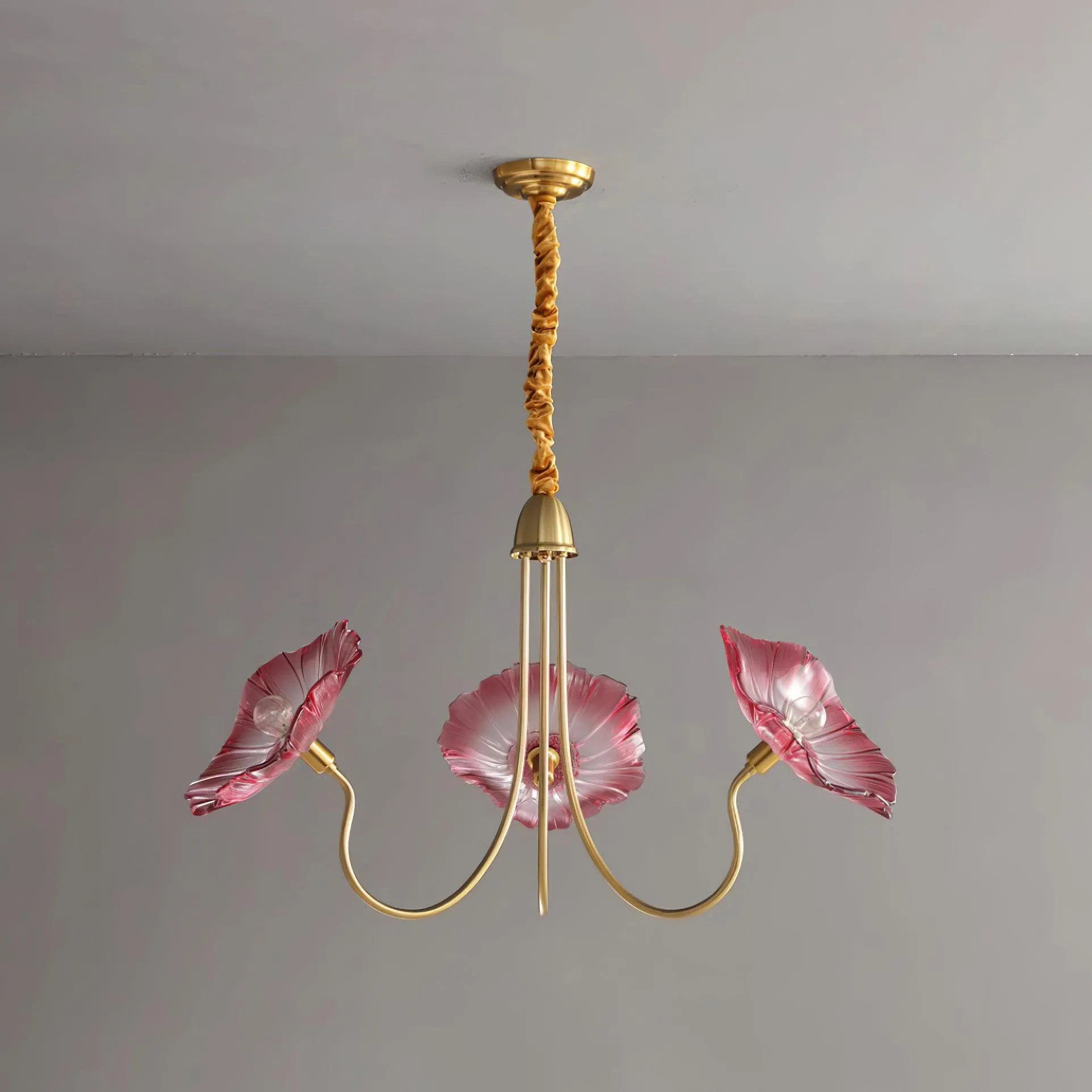 Murano Glass Flowers Chandelier