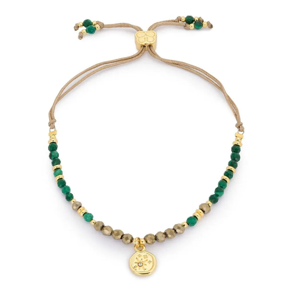 Opulent Malachite Thread Bracelet