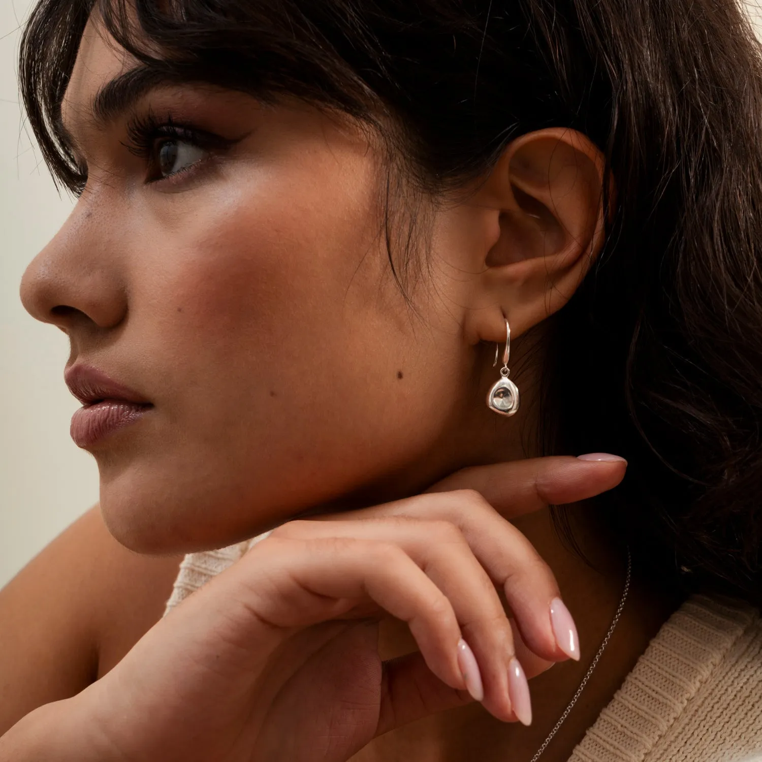 Pebble Drop Earrings