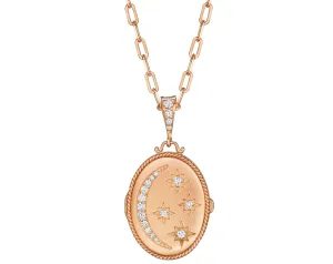 Penny Preville Celestial Locket Charm Necklace