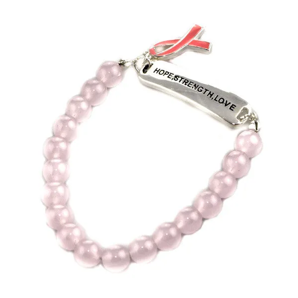 Pink Ribbon Bracelet