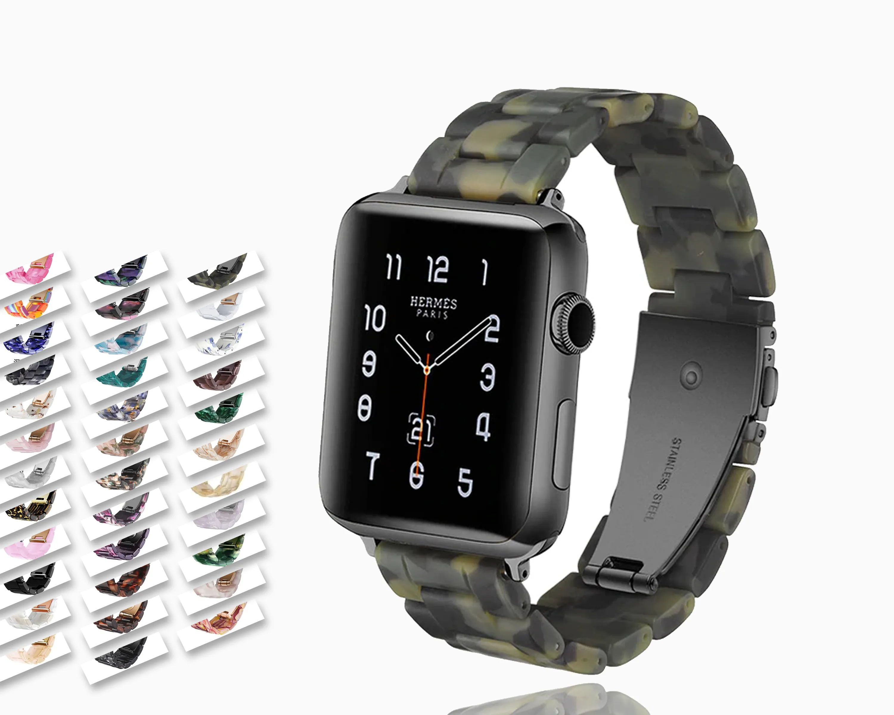 Quality Resin Strap Imitation Ceramic Accessories Watchband Series