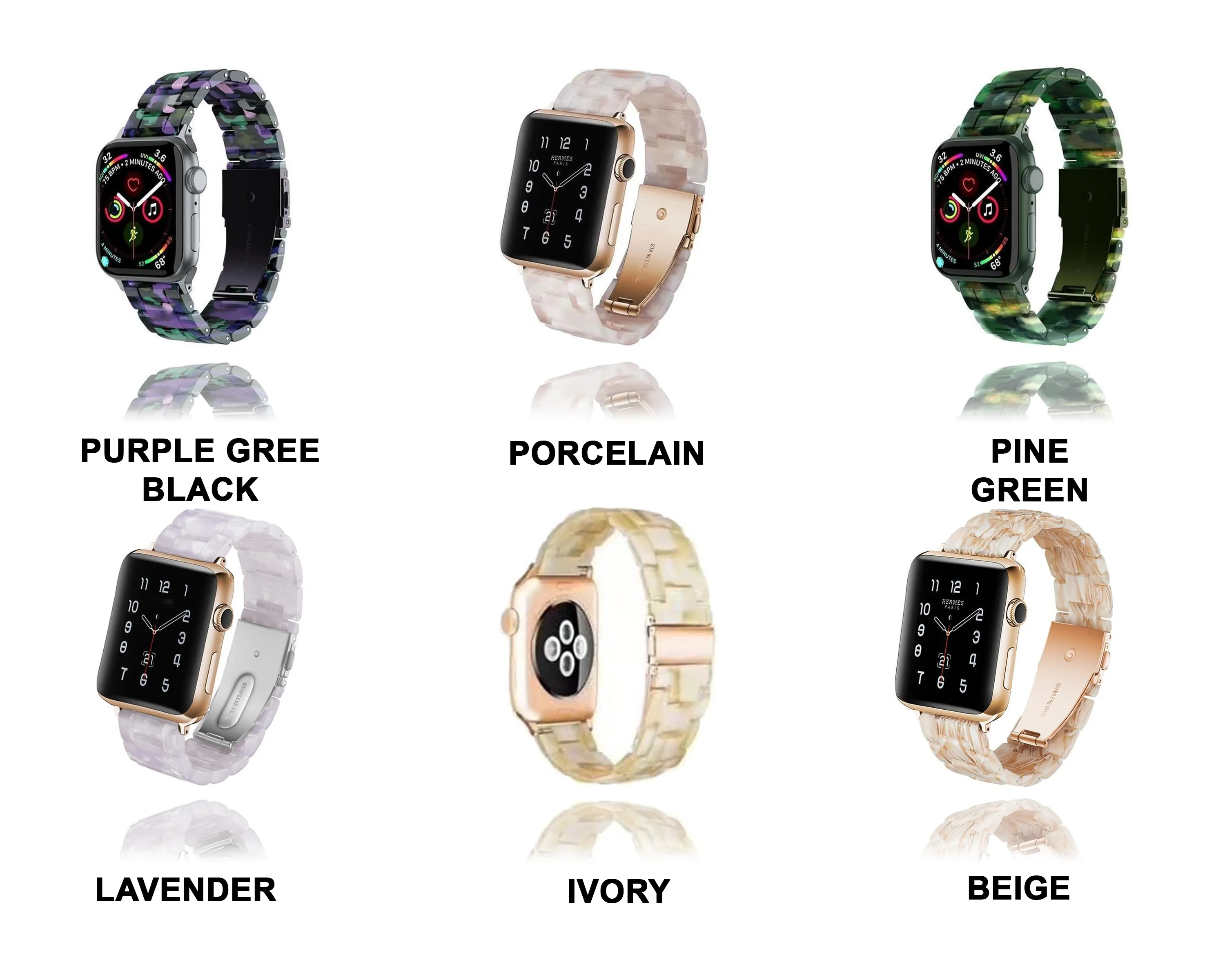 Quality Resin Strap Imitation Ceramic Accessories Watchband Series