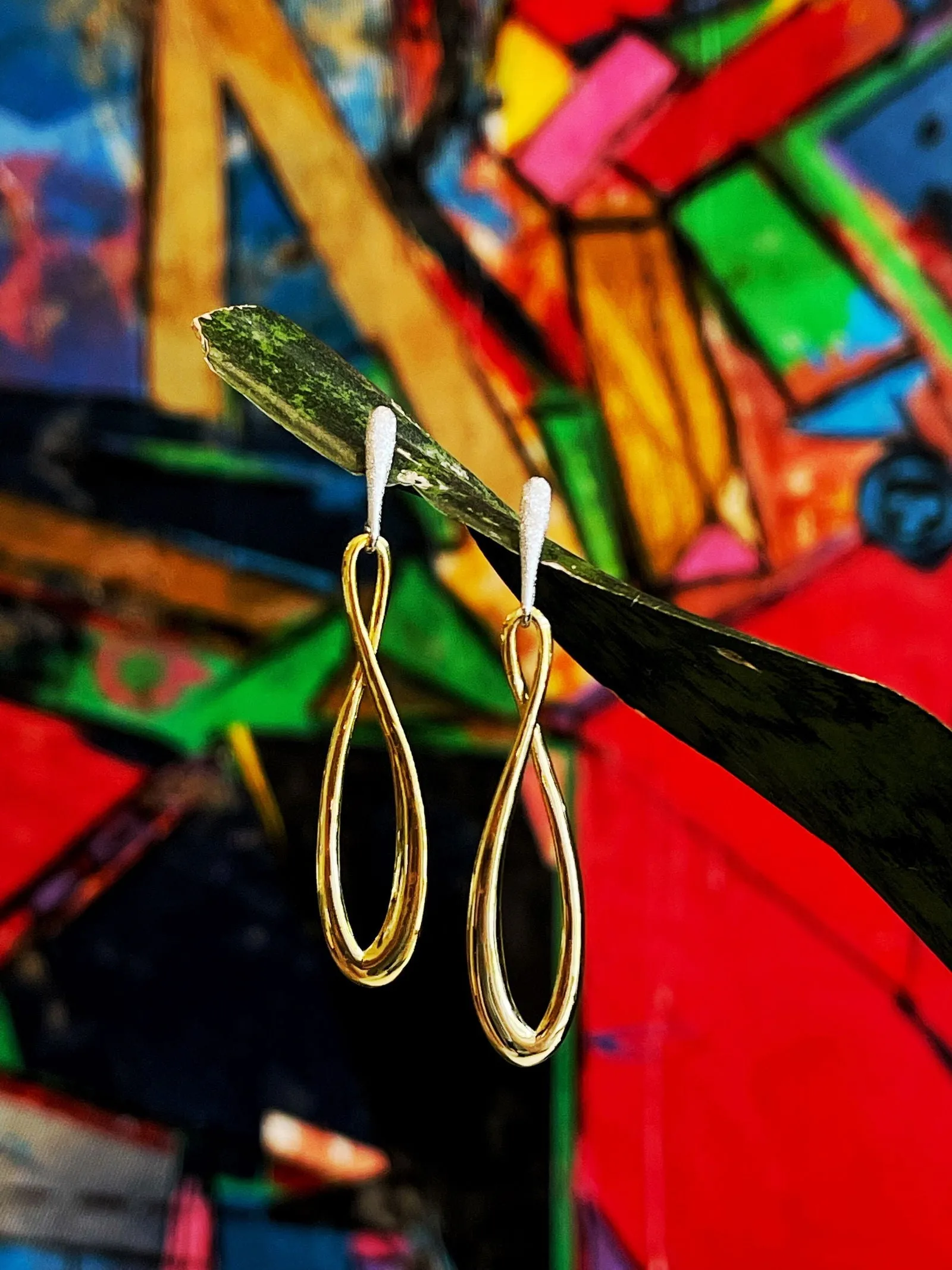 "Infinity" Dangle Earrings