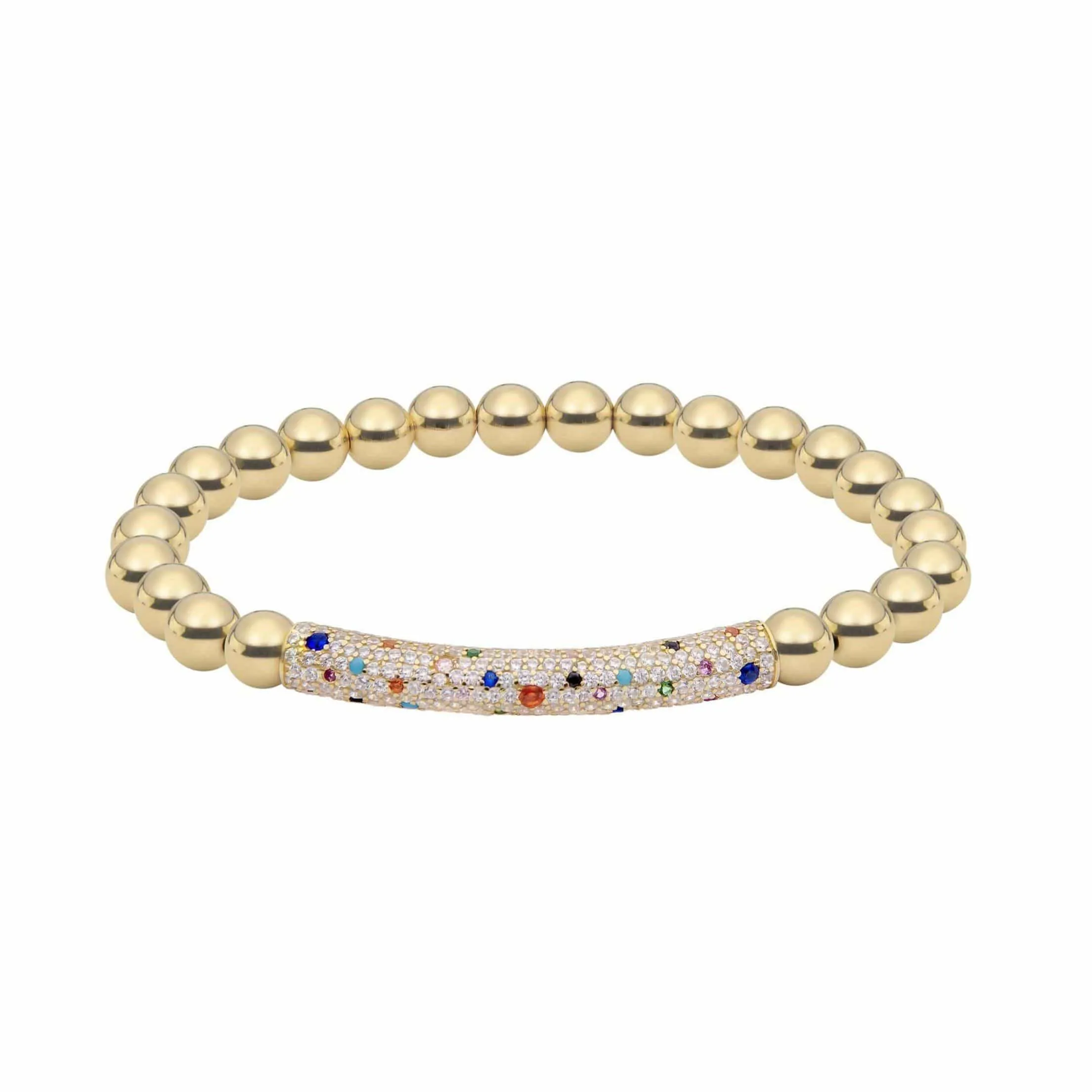 Raise the Bar | Rainbow Thick Charm Bracelet