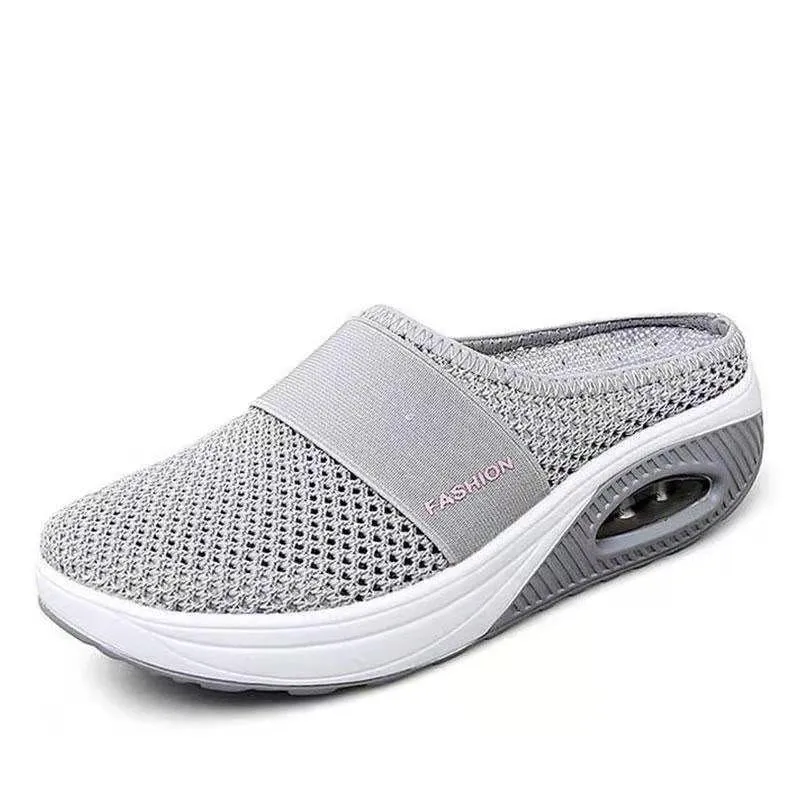 Revolutionize Your Walk with Owlkay Air-Cushioned Slip-On Walking Shoes