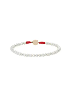 Roxanne Assoulin 4MM Pearly White Pearl Bracelet