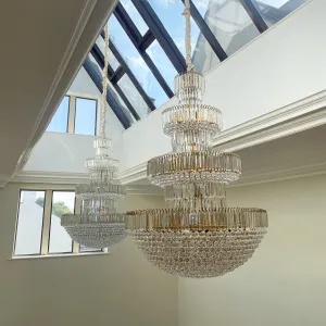 Rylight 4-tier Empire Extra Large Crystal Chandelier