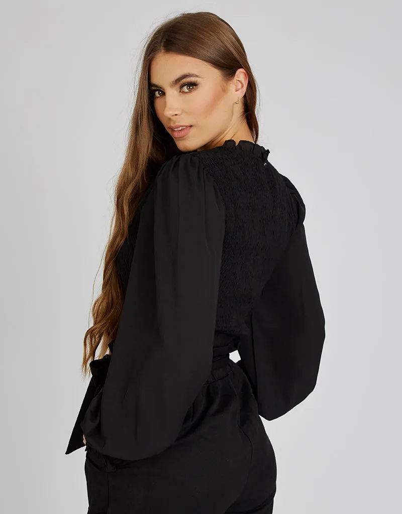 Scrunch Bodice Blouse