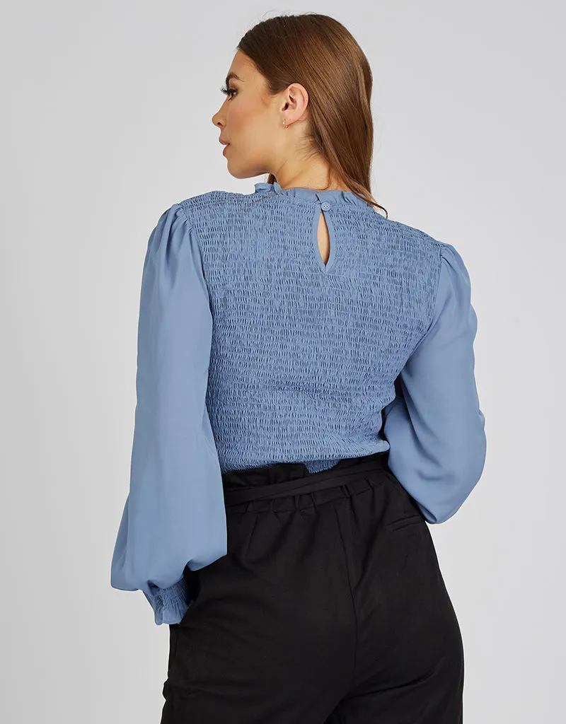 Scrunch Bodice Blouse