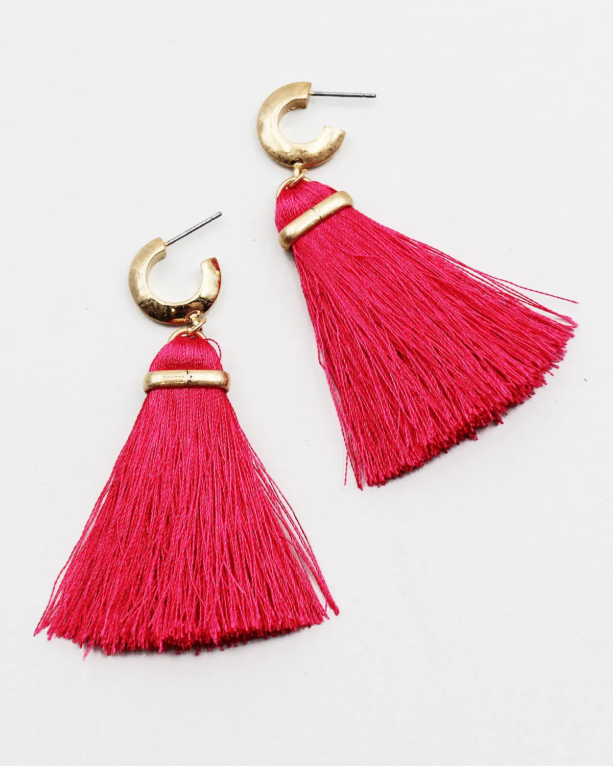 Silk Fringe Earrings