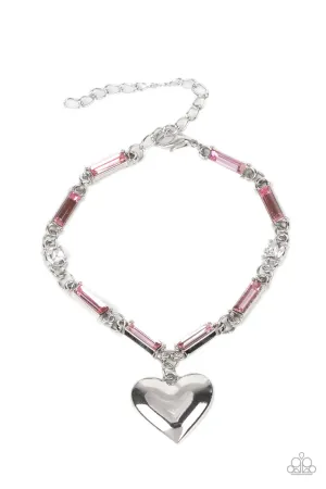 Sweetheart Secrets - Pink Bracelet - Paparazzi Accessories