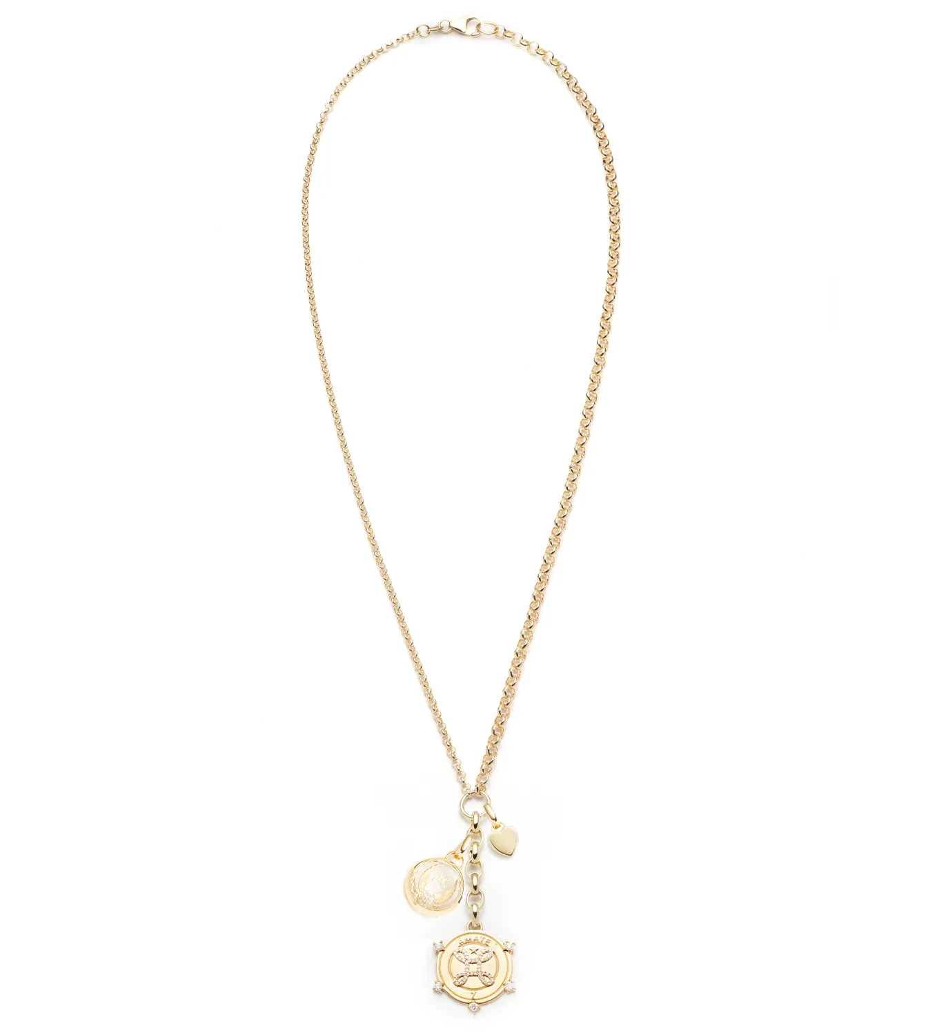 True Love & Vivacity : Medium Mixed Belcher Chain Necklace