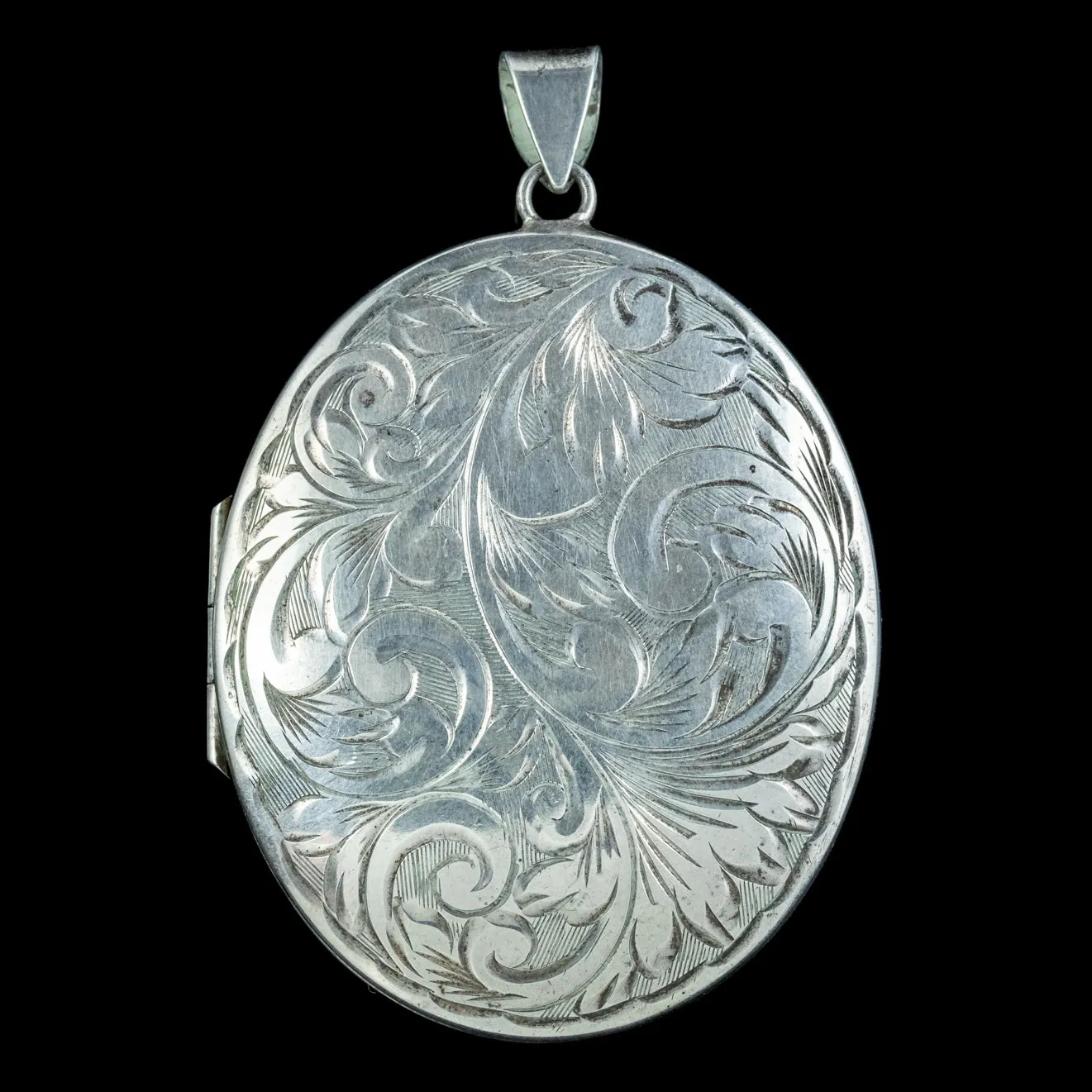 Vintage Sterling Silver Locket Dated 1977