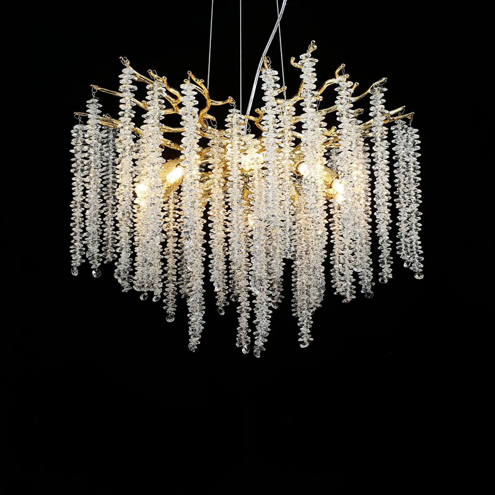 Wisteria Flower Crystal Chandelier