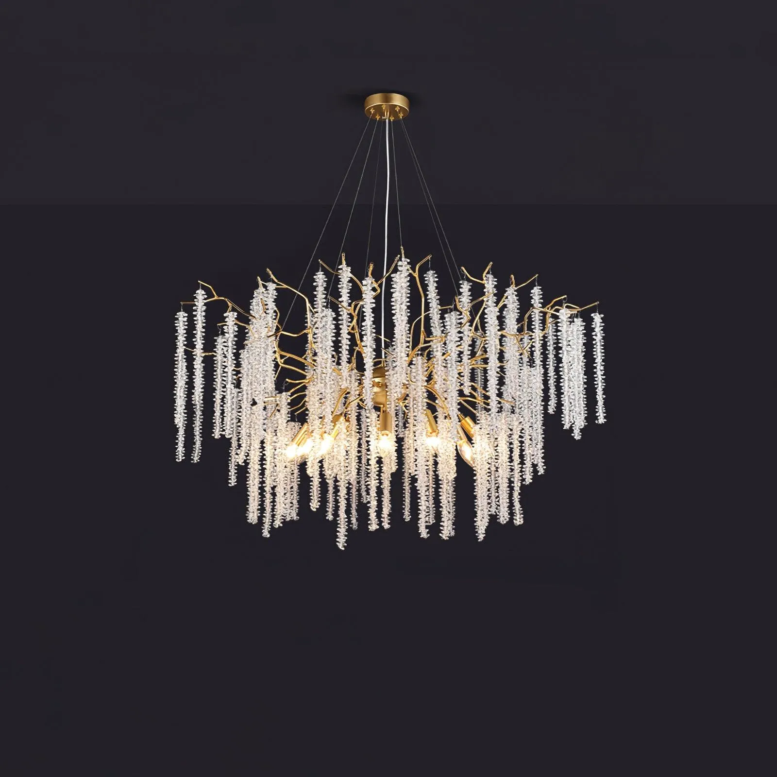 Wisteria Flower Crystal Chandelier