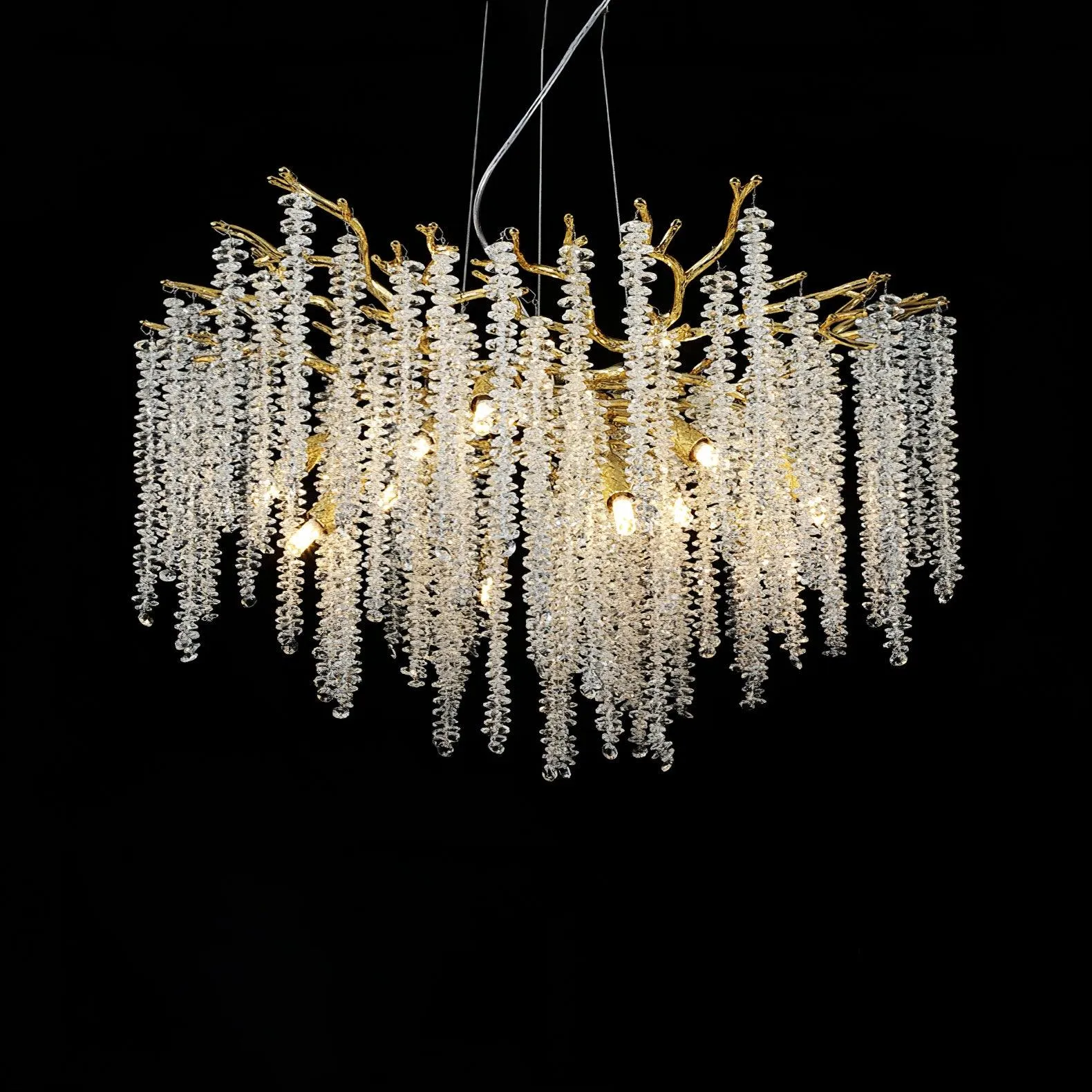 Wisteria Flower Crystal Chandelier