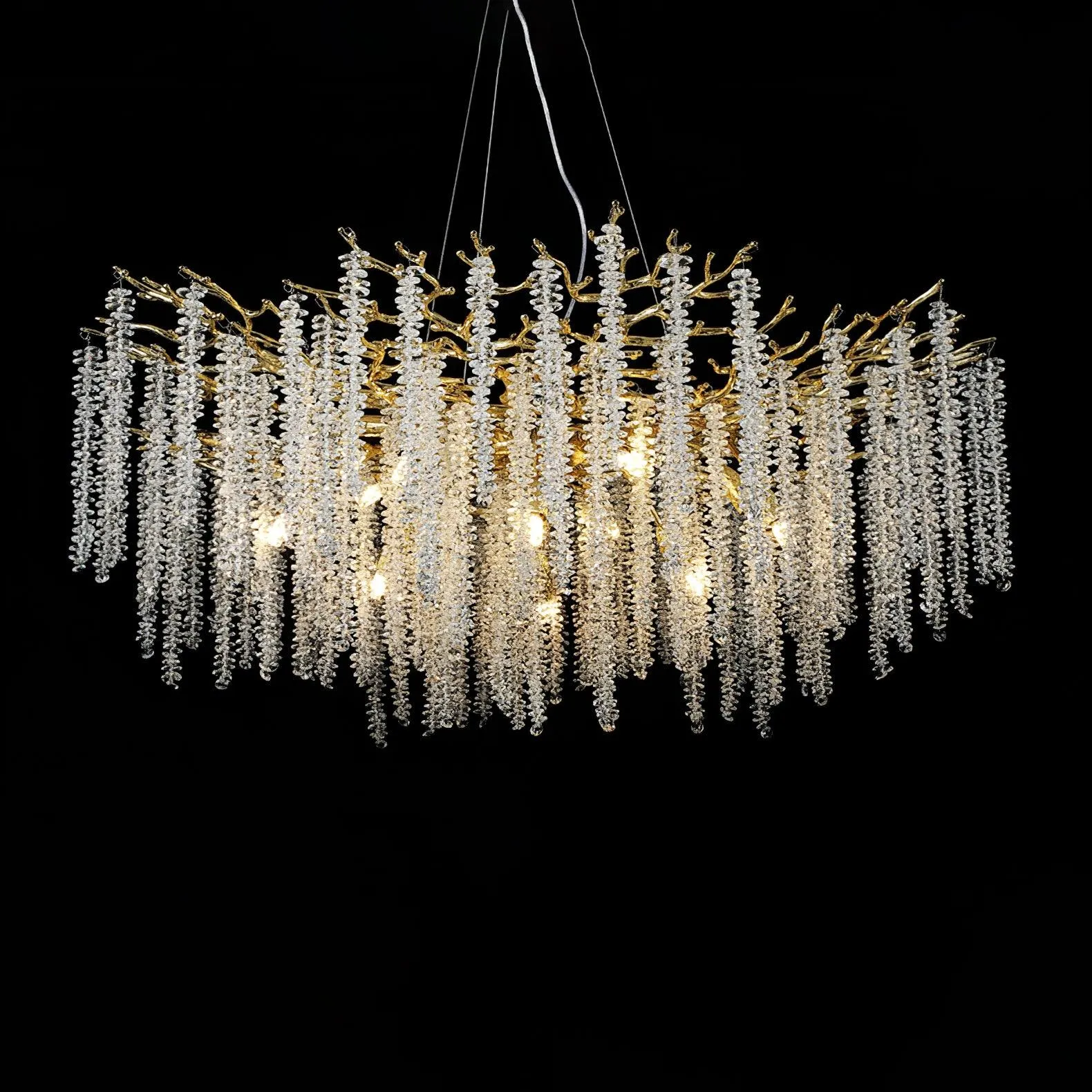 Wisteria Flower Crystal Chandelier