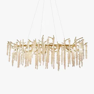 Wisteria Flower Crystal Chandelier