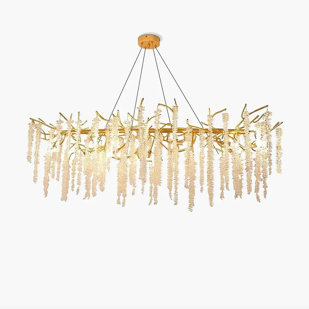 Wisteria Flower Crystal Chandelier